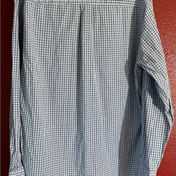 Tommy Hilfiger Blue Checkered Men’s Button Up, Size L - Picture 5 of 11